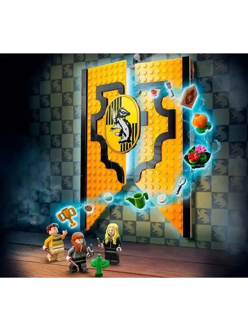 Конструктор Гарри Поттер "Знамя факультета Пуффендуй"313 дет