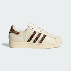ADIDAS Кроссовки Superstar II с анималистическим принтом, кремовый/коричневый