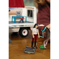 Schleich - Ветеринарная машина с ганноверским жеребенком 42439