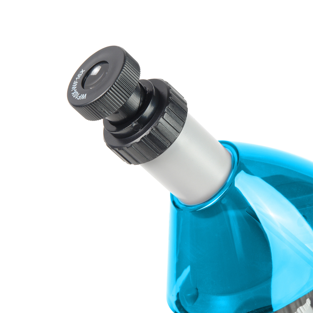 Микроскоп Микромед Атом 40x-640x (лазурь) - фото 5