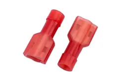 Наконечник КВТ РПИ-М(н) 1.5-(6.3) мама изолированный красный (упаковка 100шт) 38821