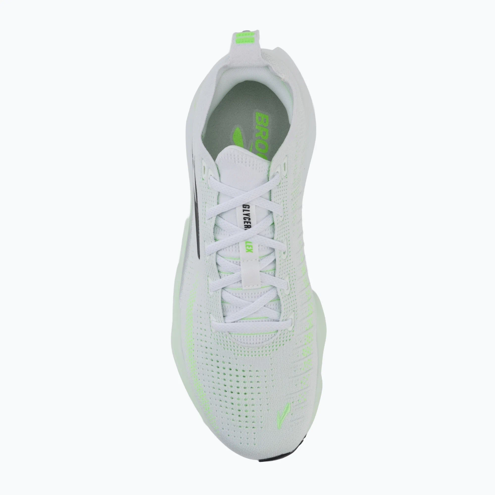 Кроссовки для бега Brooks Glycerin Flex white/green gecko/phantom