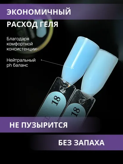 Жидкий бескислотный гель Enigmanic SMART gel 18 15 мл.