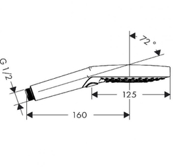 Ручной душ 26530400 Raindance Select S
