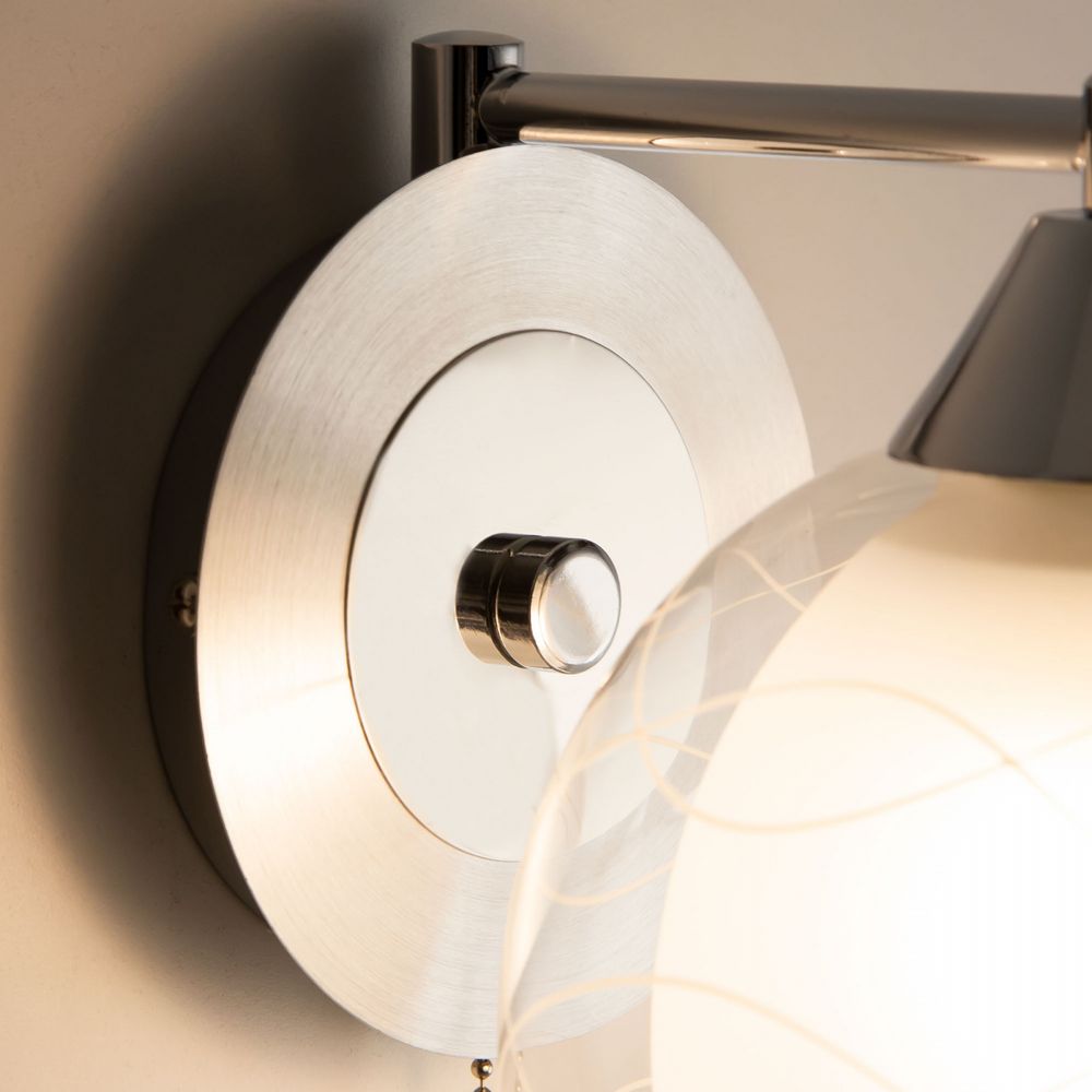 Citilux Буги CL157312 Бра с выключателем Алюминий Хром