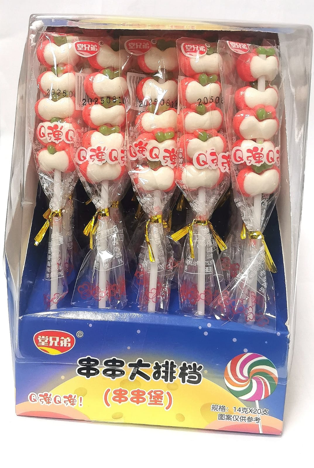 Мармелад на палочке Сердечко 20шт