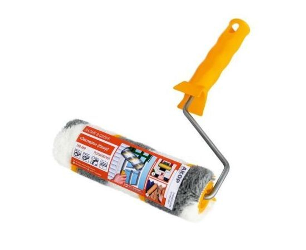 Валик 240мм, D6мм ЭКСПЕРТ Полиакрил Тигр АКОР