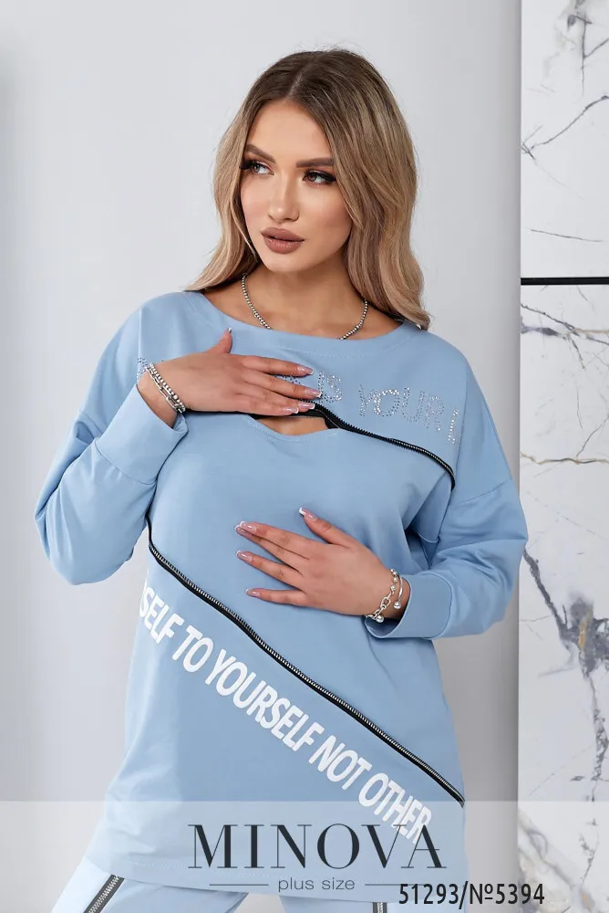 Костюм 5394-голубой Minova