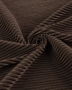 Трикотаж гофре. Цвет- Шоколадный