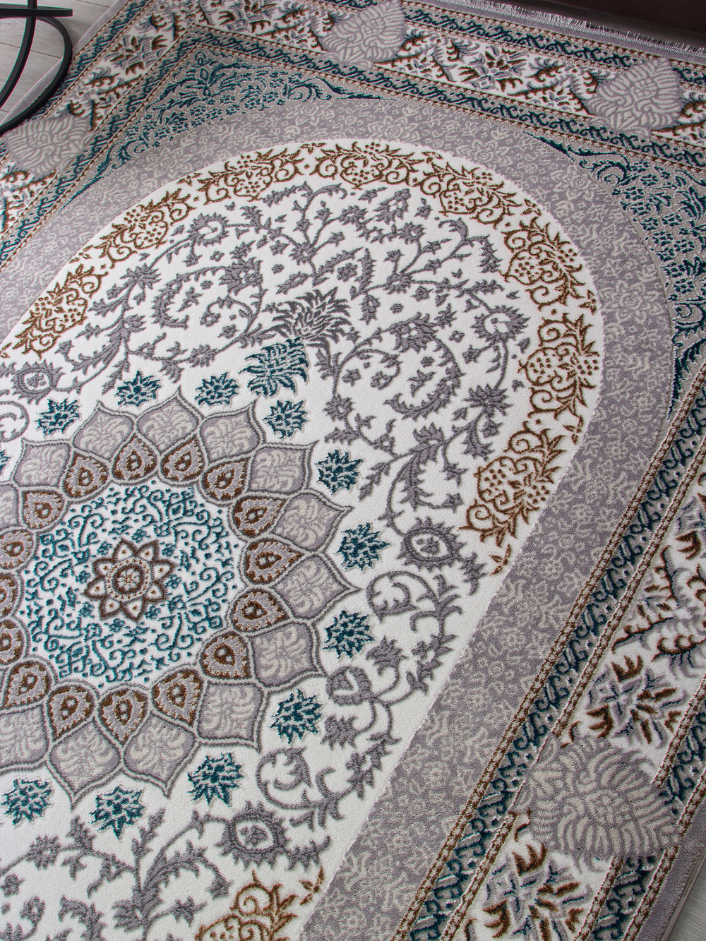 Ковер F638 - GREEN-BLUE - Прямоугольник - коллекция HALIF размер 200*300 см