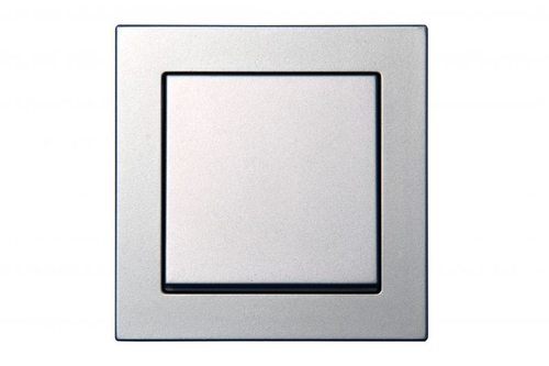 Выключатель Одноклавишный Импульсный Серебро LIREGUS EPSILON