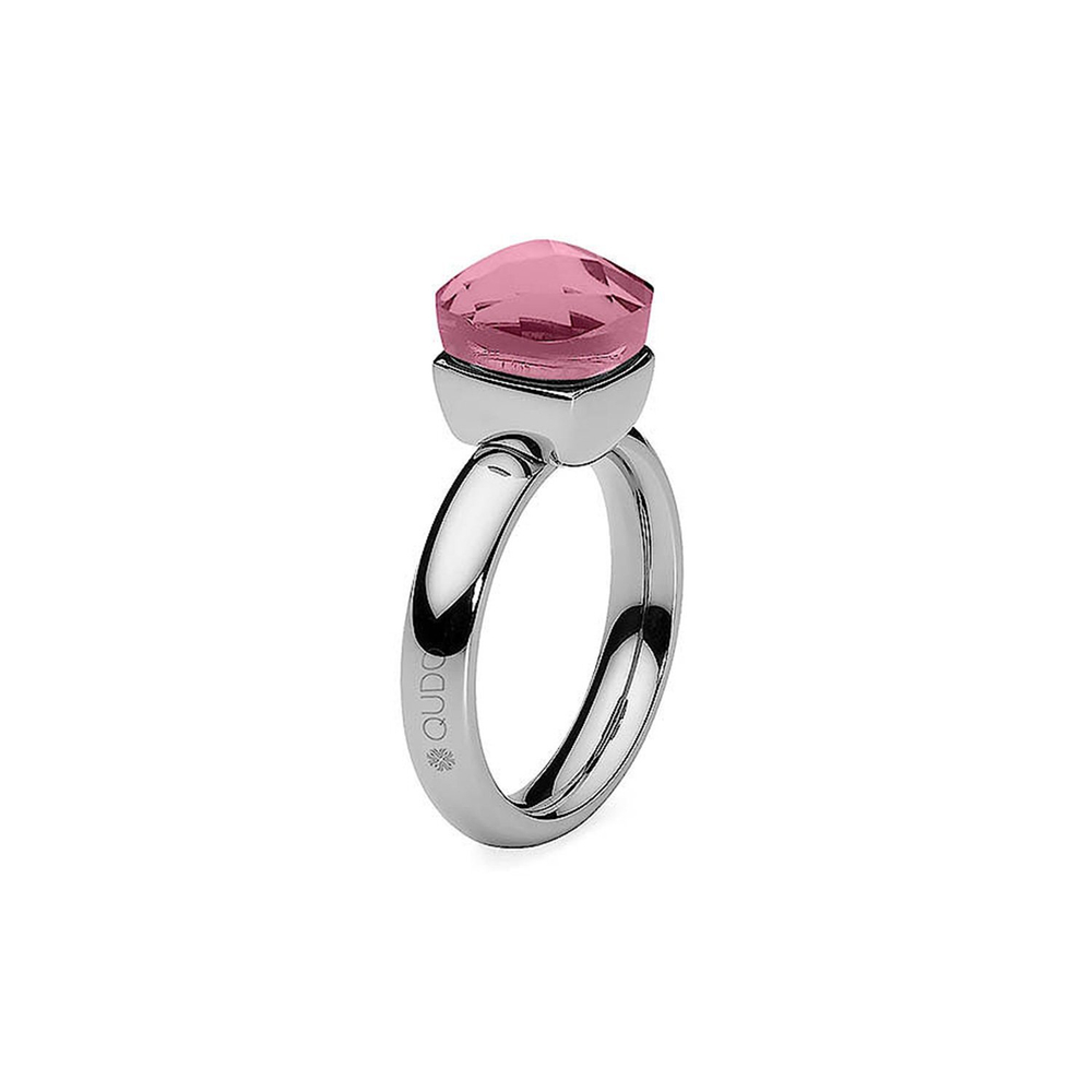 Кольцо Qudo Firenze rose 16 мм 611650/15.9 V/S цвет серебряный, розовый