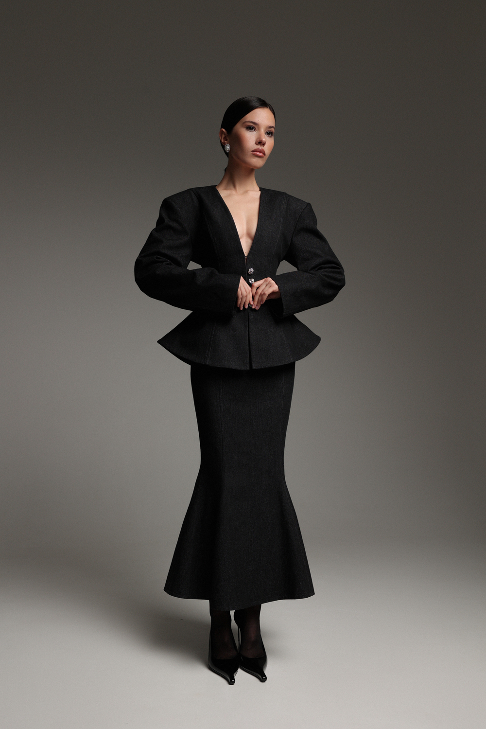 Жакет приталенный