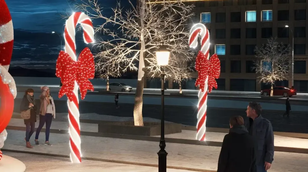 фигура "леденец с бантиком"