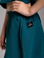 Костюм для девочки, футболка и шорты в сад