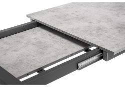 Стол Центавр 120(160)х70х75 бетон / графит