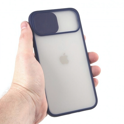 Чехол для iPhone 11, с защитой камеры, 012425 Синий