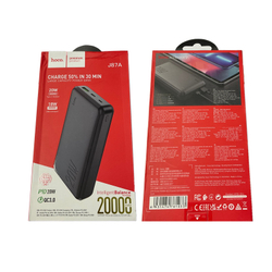 Внешний аккумулятор Hoco J87A 20000 mAh (20W, USB, MicroUSB, Type-C) Черный