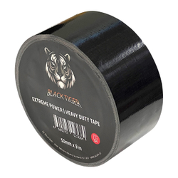 Клейкая лента @TIGER BLACK Extreme Power - Гаффа тейп 50мм/9м - Черный