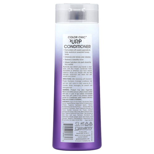 Giovanni, Color Chic ™, фиолетовый кондиционер, 399 мл (13,5 жидк. Унции)