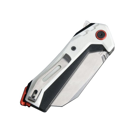 Складной нож CJRB J1919-WH Tigris c клинком из стали AR-RPM9, рукоять G10