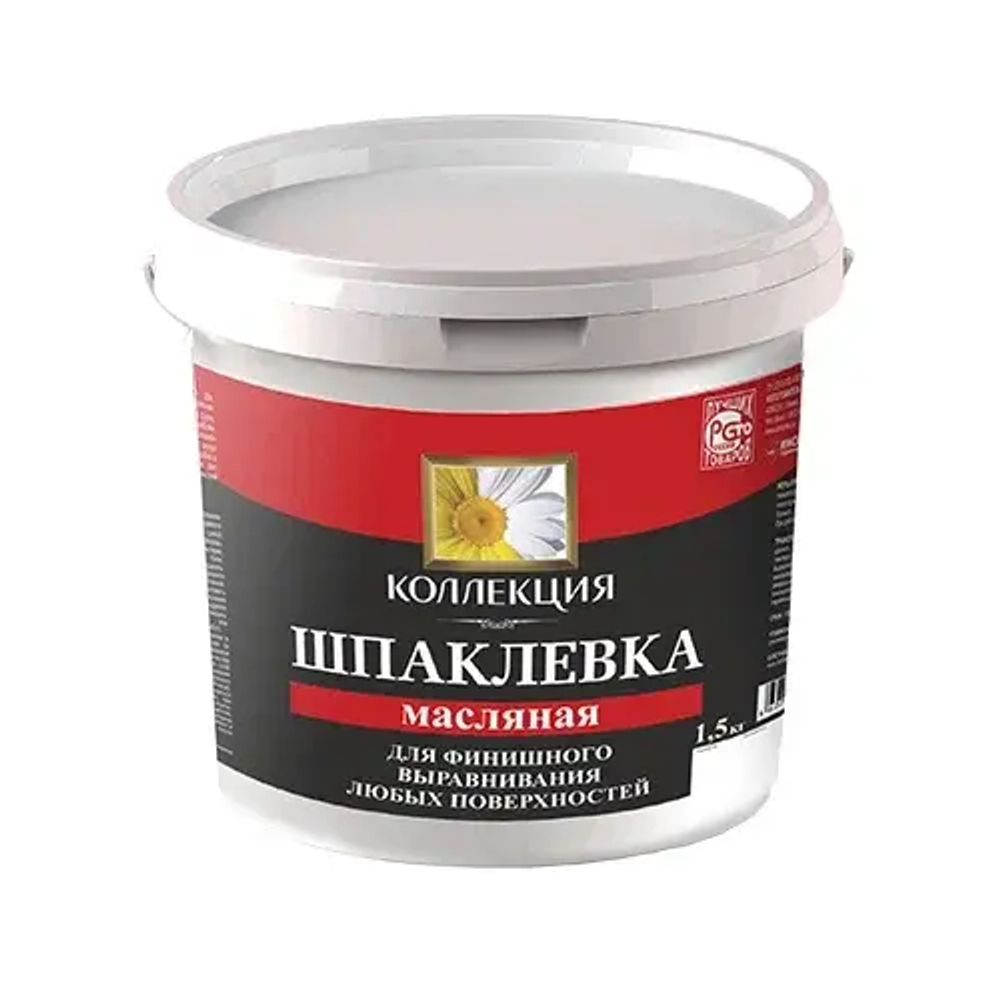 КОЛЛЕКЦИЯ Шпаклевка масляная 1,5кг (ИжСинтез)