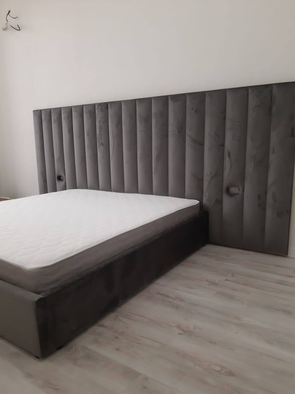 КРОВАТЬ ИНТЕРЬЕРНАЯ ВАНЕССА ПОД ЗАКАЗ ЛЮБОГО РАЗМЕРА И ТКАНИ