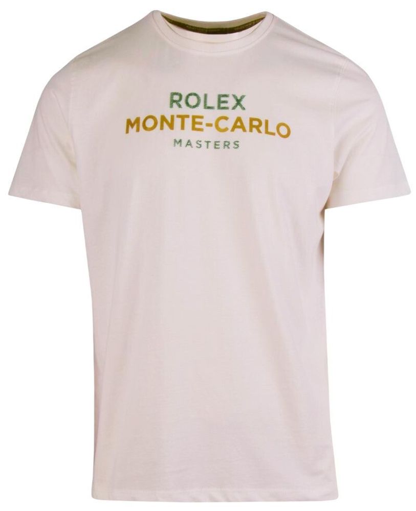 Мужская теннисная футболка Monte-Carlo Rolex Masters Rubber Print