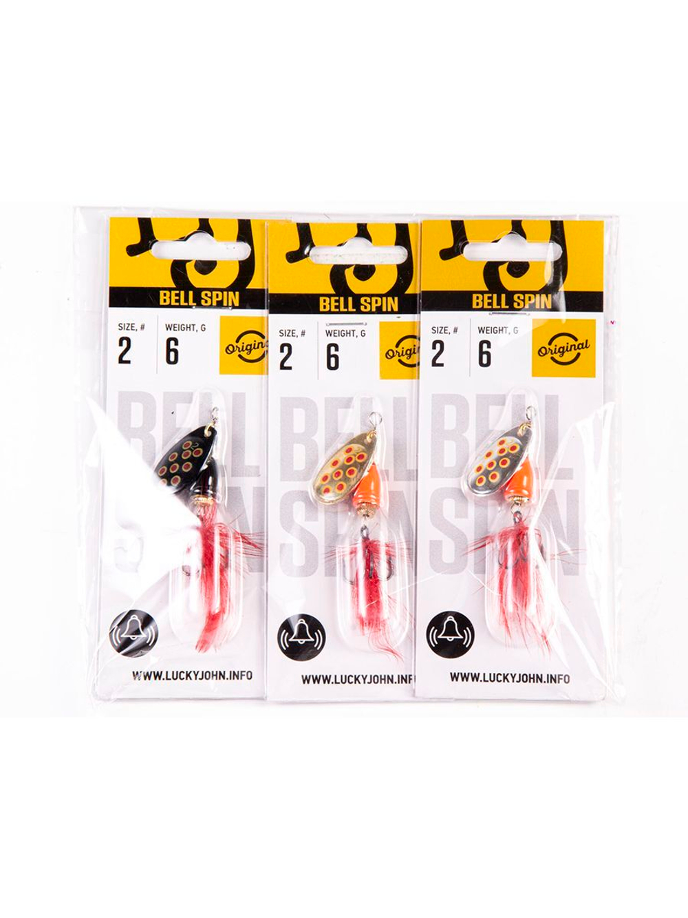Блесна вращающаяся Lucky John BELL SPIN 05 13.0г CRD