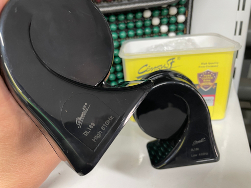 Сигнал (DL169AKCu) автомобильный (12 Вольт), клаксон, гудок, улитка (2 шт. / комплект)