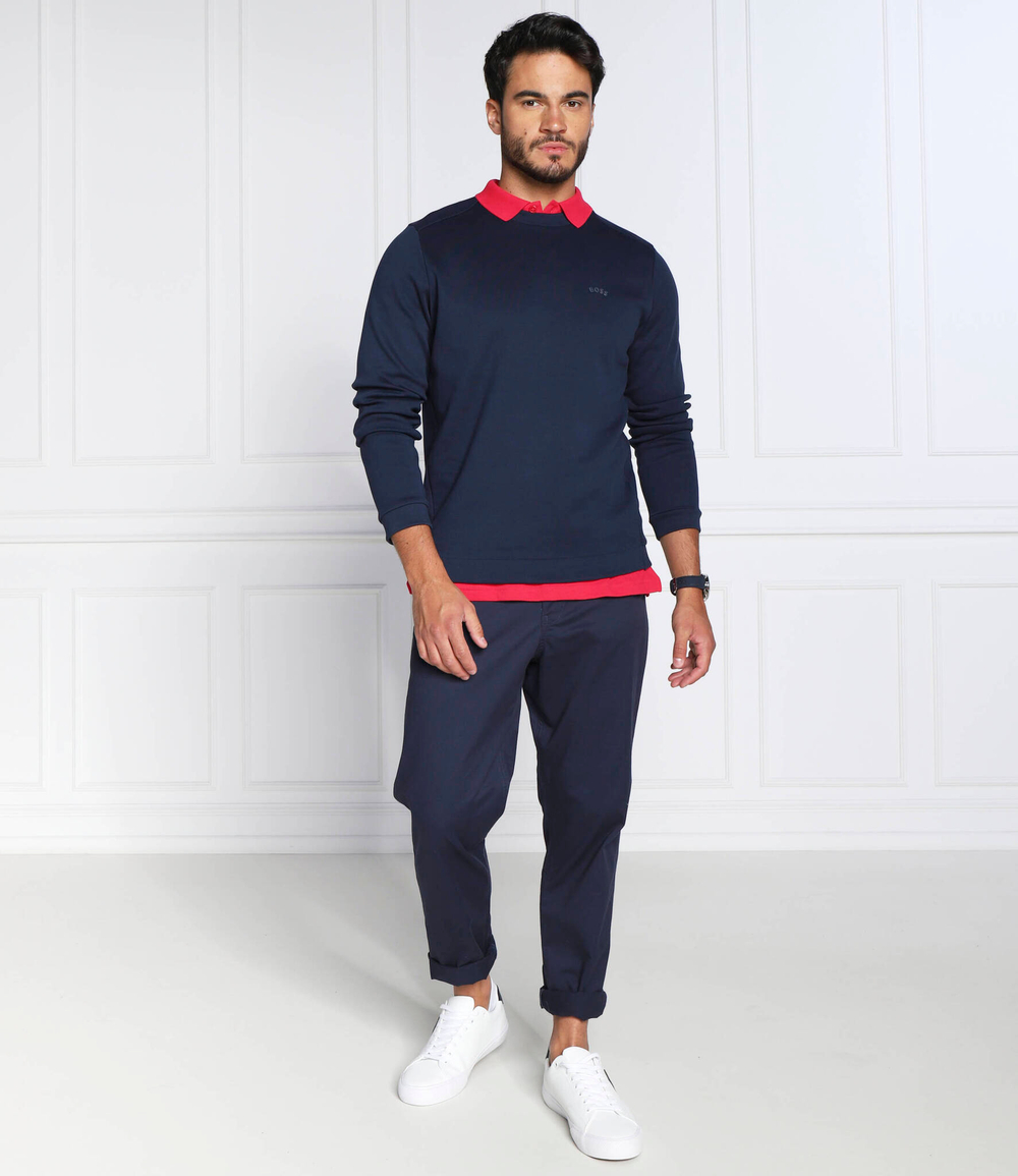 Худи Salbo Curved BOSS GREEN - темно-синий(50474192)