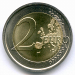 Набор 1 и 2 евро 2013 и 2017 гг. Сан-Марино. Регулярные типы. Биметалл UNC