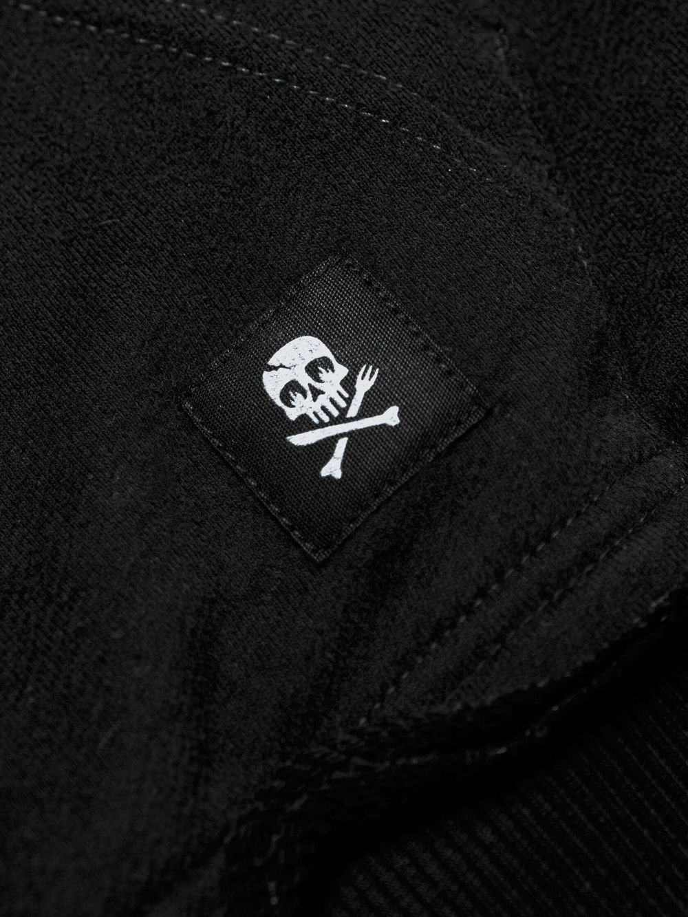 Толстовка Hardlunch Crew с коротким рукавом черная