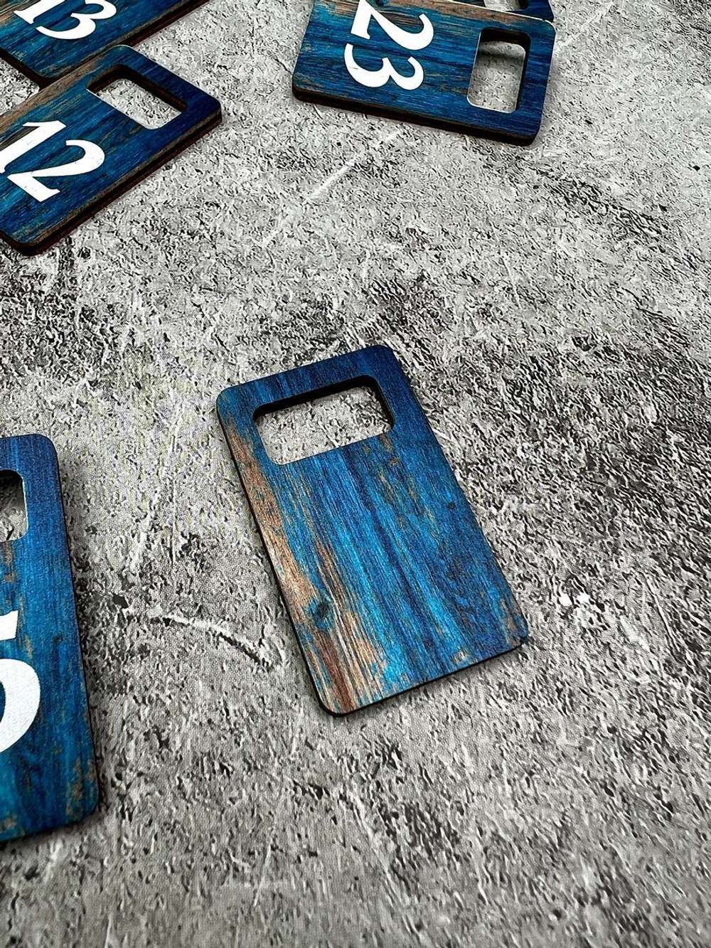 Номерки для гардероба 3х5 см