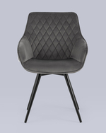 Стул вращающийся Сеул велюр темно-серый