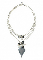 Колье лист Ester Bijoux Birch CL874-S BW