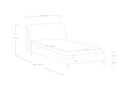 Кровать Rosa (140x190)