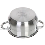 Кастрюля из нержавеющей стали BARBARA 2,7л, индукция, DH08-18