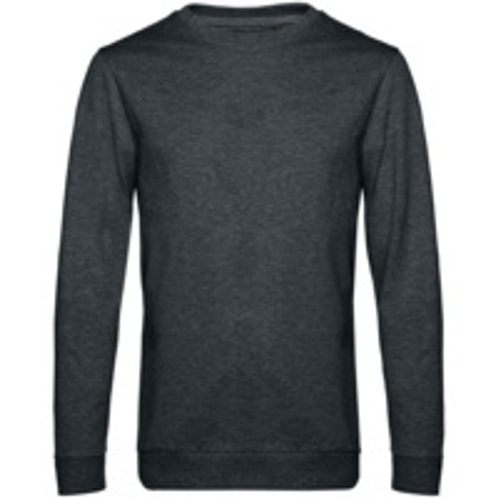 Свитшот унисекс Set In, серый меланж (антрацит)