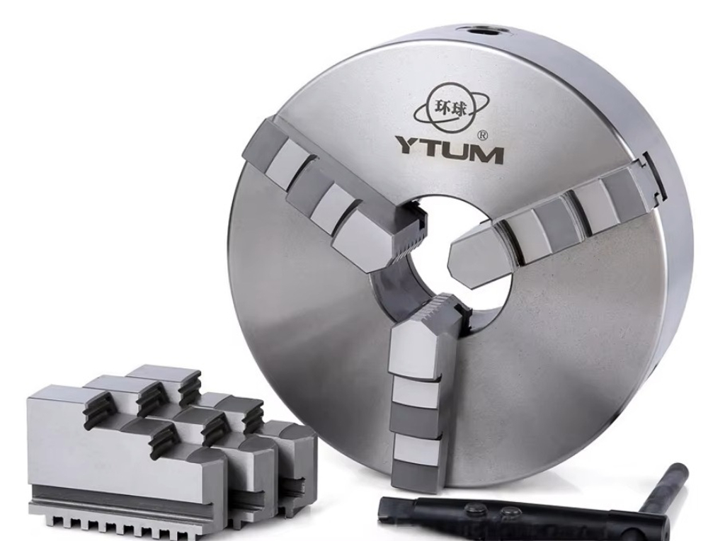 Токарный патрон К11-200 мм, трехкулачковый, самоцентрирующийся