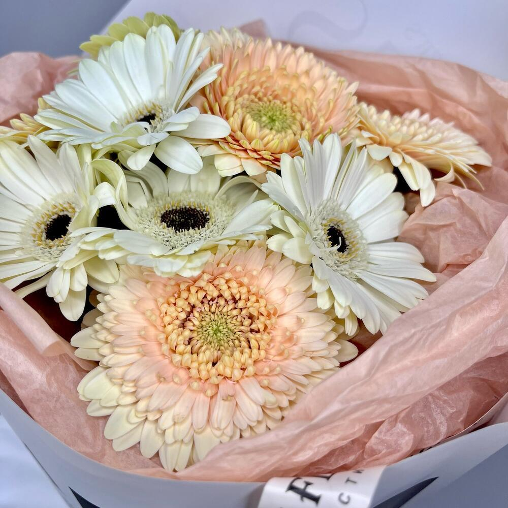 Букет из нежных гербер 9 шт