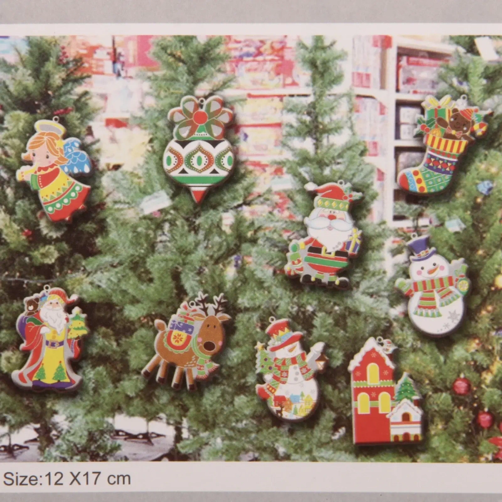 Наклейка новогодняя «Счастливого нового года» , лист 12х23 см,микс