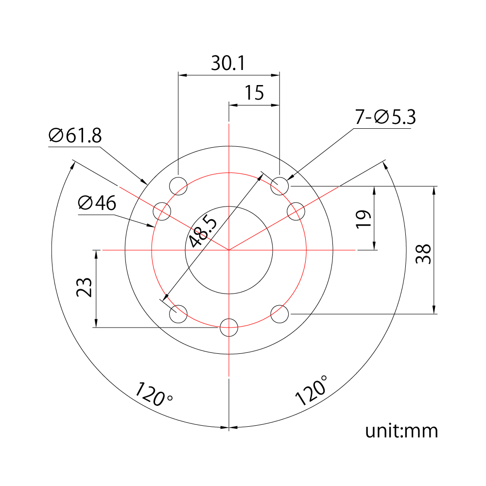 KUPO KS-427 SK Round Plate Ball head w/1/4"-20 threaded male Шаровая головка с площадкой