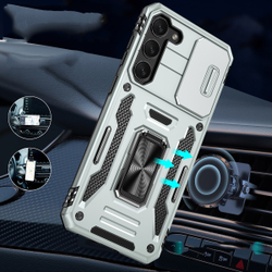 Чехол Safe Case с кольцом и защитой камеры для Samsung Galaxy S25