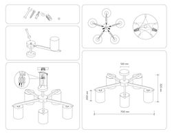 Ambrella Подвесная люстра Loft TR83113