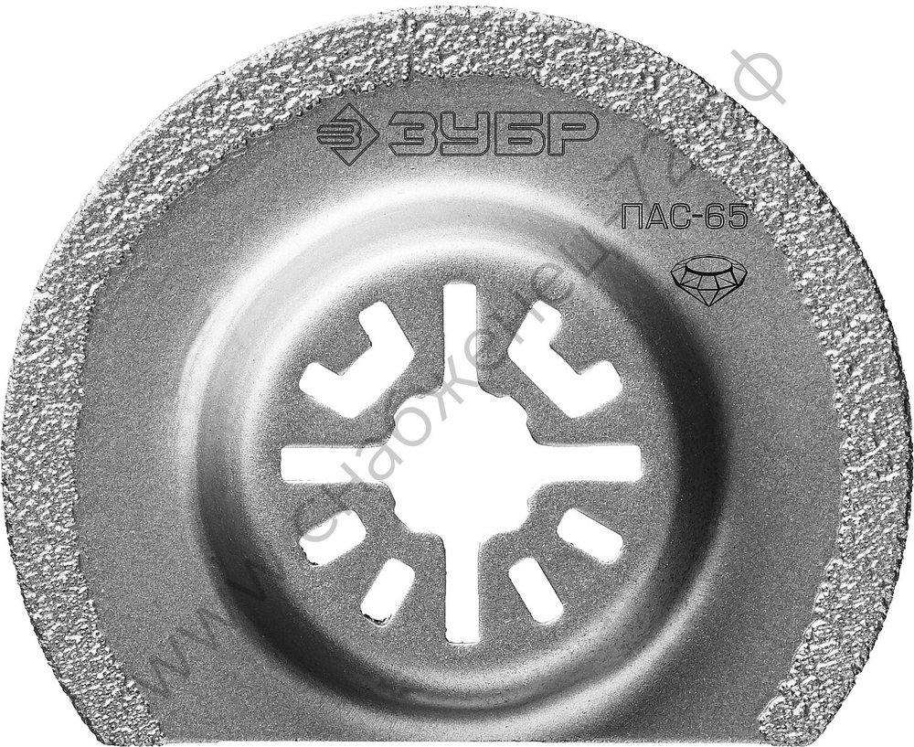 ЗУБР ПАС-65 UniLock, 65 мм, OIS-хвост., Насадка сегментная, Профессионал (15564-65)