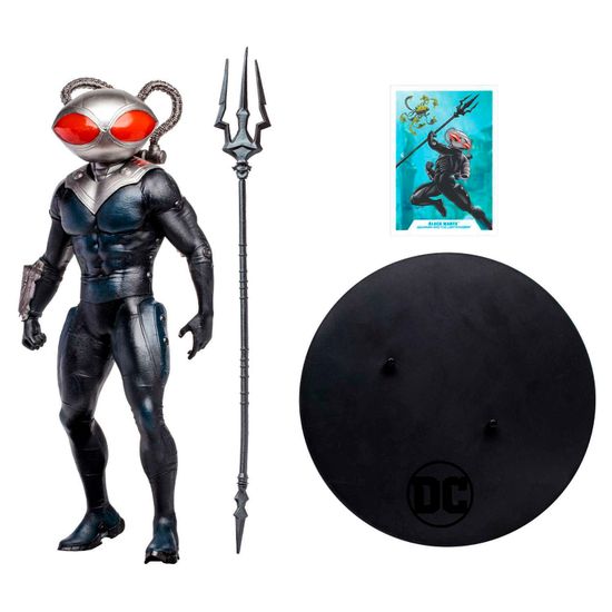 Фигурка McFarlane DC Multiverse Aquaman Black Manta, 30 см / Фигурка по мотивам фильма "Аквамен и потерянное царство", Чёрная Манта