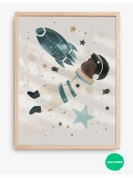 Постер в детскую мальчика 40х50 см