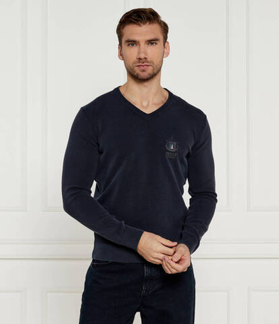 Свитер Aeronautica Militare - темно-синий(MA1512L463)