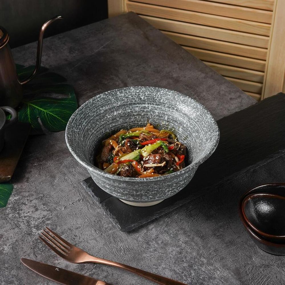 Салатник 1225 мл миска для лапши d 20 см h10,3 см глазурь   P.L. [1]